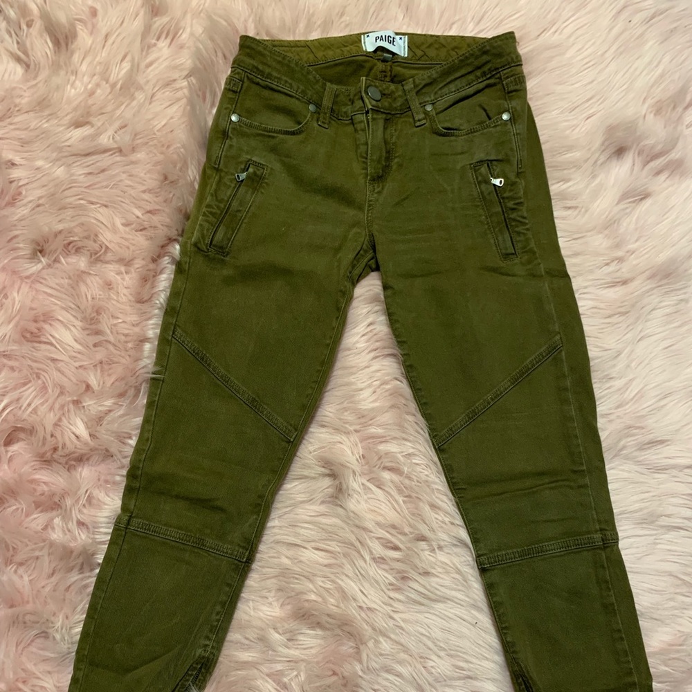 Paige denim ankle zip jeans